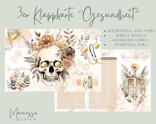 3er Klappkarte Challenge | GESUNDHEIT (B-Ware)