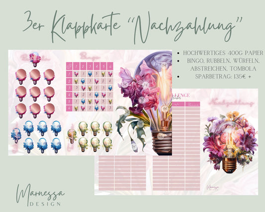 3er Klappkarte Challenge | NACHZAHLUNG