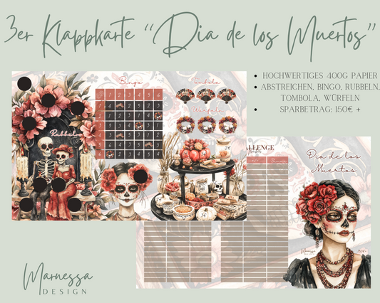 3er Klappkarte Challenge | DIA DE LOS MUERTOS