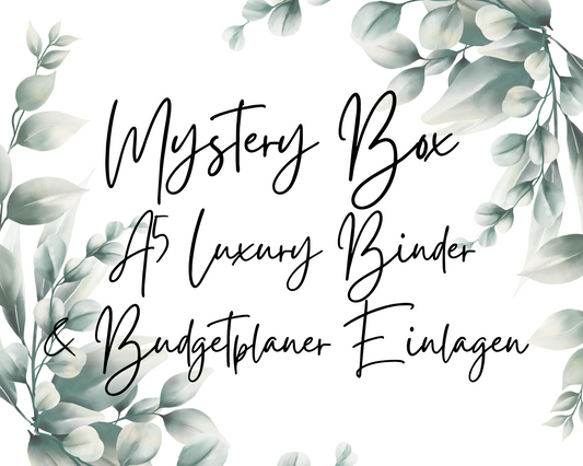 Mystery Box | A5 LUXURY BINDER & BUDGETPLANER EINLAGEN