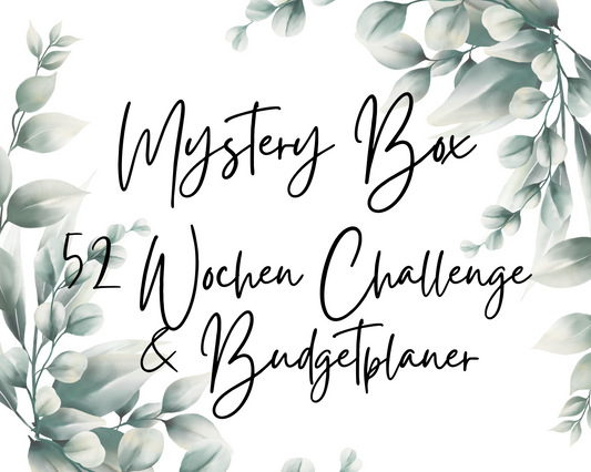 Mystery Box | 52 WOCHEN CHALLENGE & BUDGETPLANER