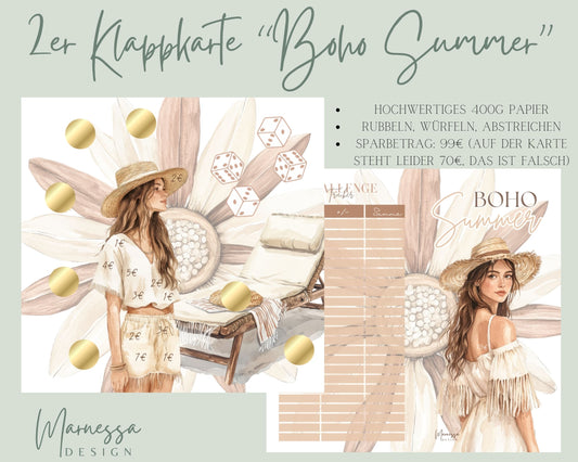 2er Klappkarte Challenge | BOHO SUMMER (B-Ware)