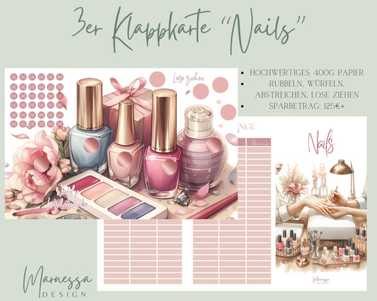 3er Klappkarte Challenge | NAILS
