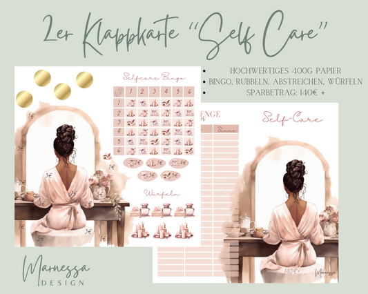 2er Klappkarte Challenge | SELF-CARE (B-Ware)