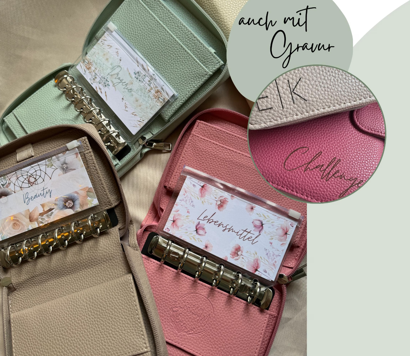 A7 Luxury Zip Binder (personalisierbar)