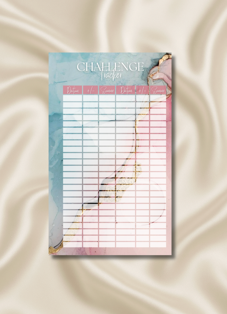 A6 | CHALLENGE TRACKER "GRADIENT"