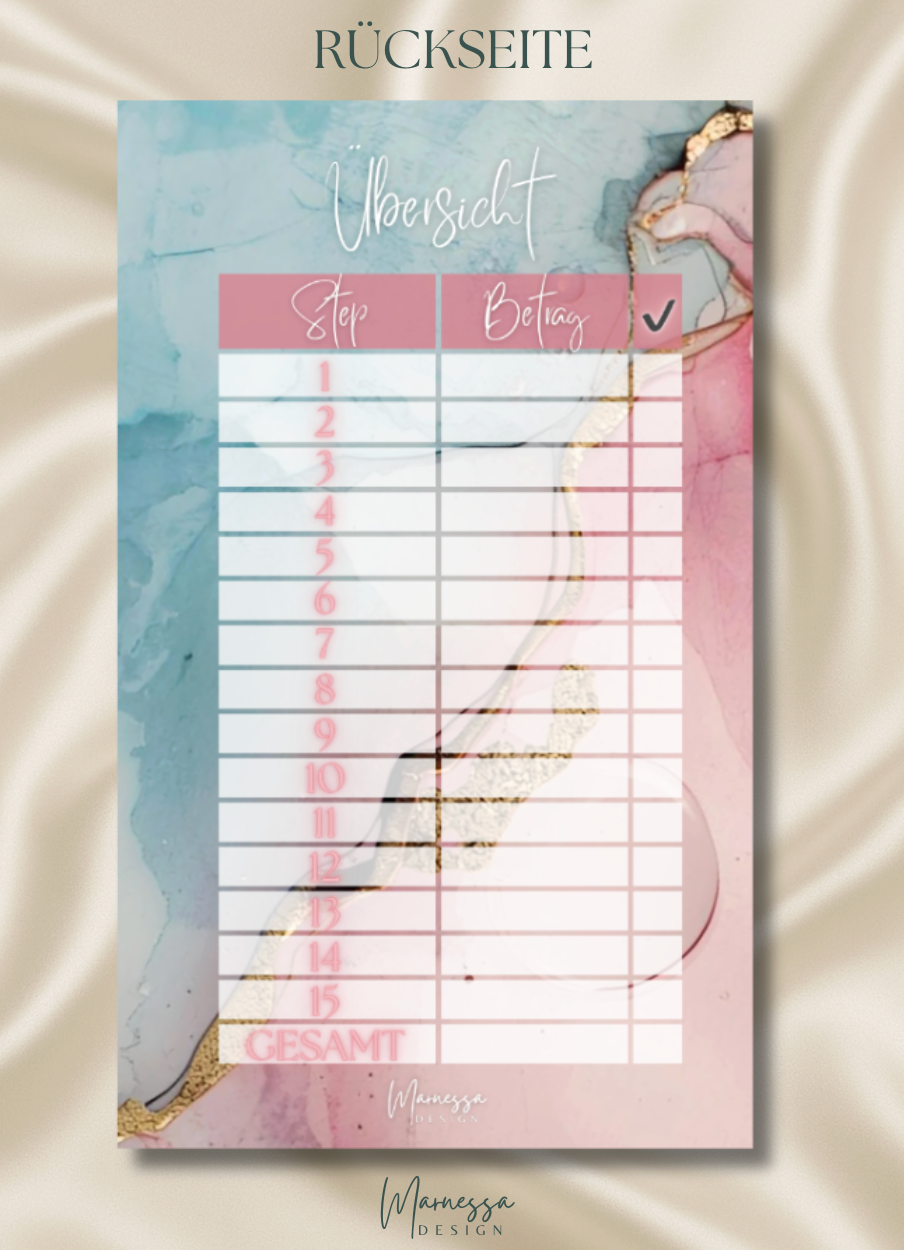MIX & MATCH - MEIN SPARPLAN | DECKBLATT "GRADIENT"