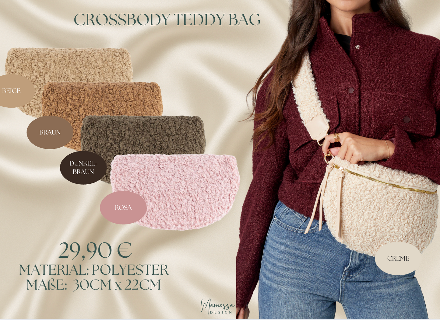 TASCHE | CROSSBODY TEDDY BAG