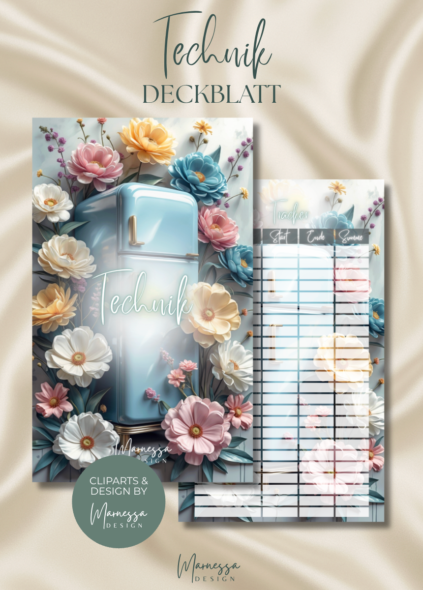 DECKBLÄTTER BUNDLE "PASTEL GLOW" | 10 Stk.| Trennblätter | Deckblätter | matt foliert
