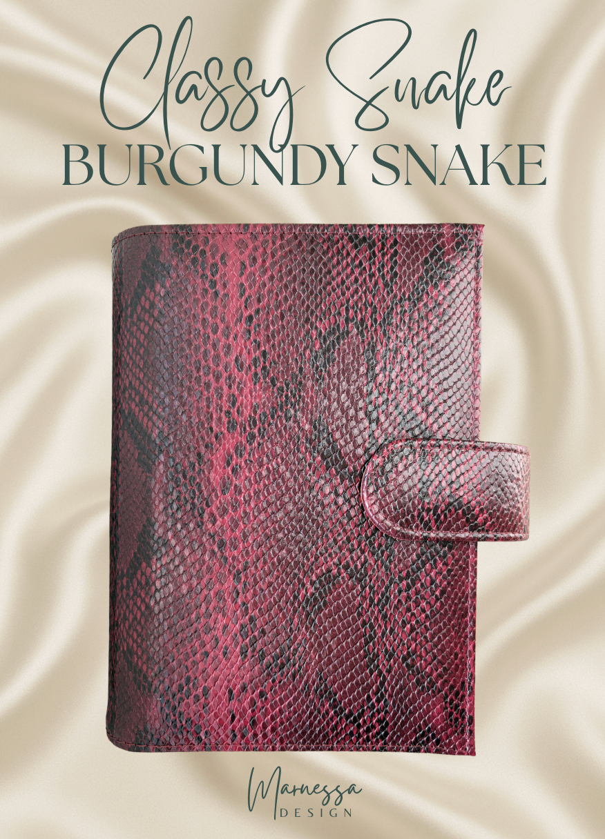 A6 Luxury Binder mit Flyleaf | CLASSY SNAKE