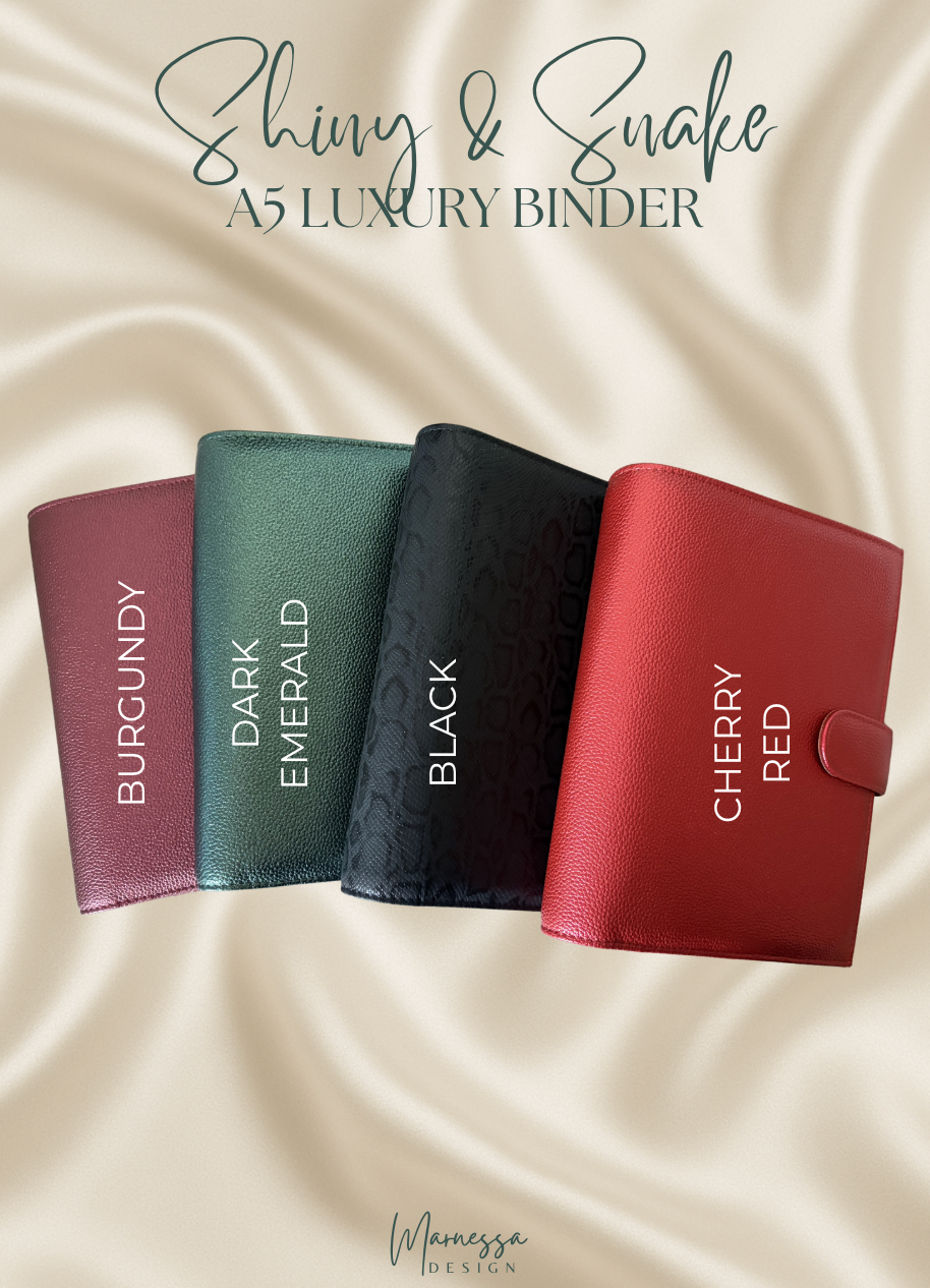 A5 Luxury Binder mit Flyleaf | SHINY & SNAKE