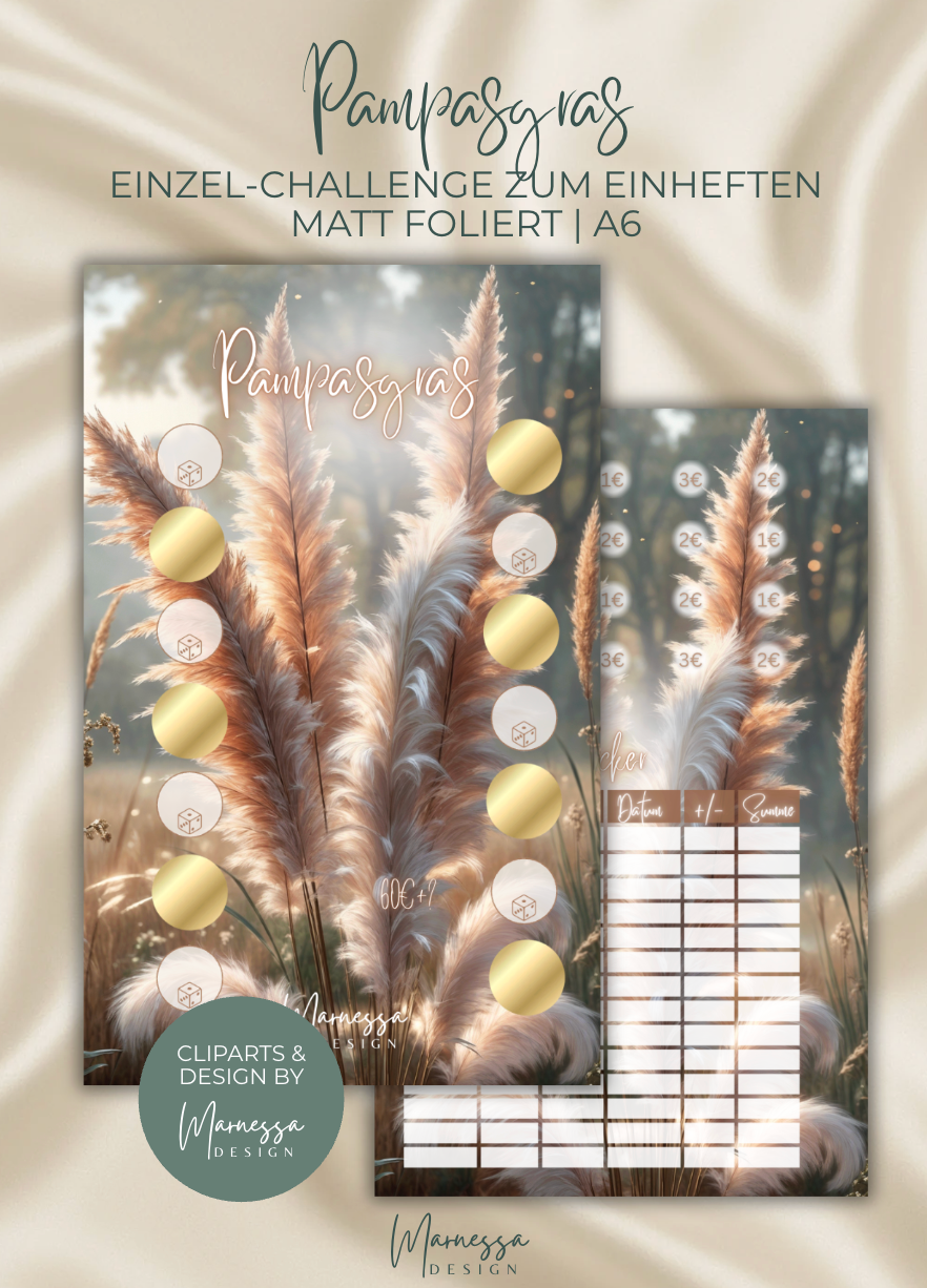 BOTANICAL COLLECTION | Einzel-Challenges zum einheften | matt foliert | A6