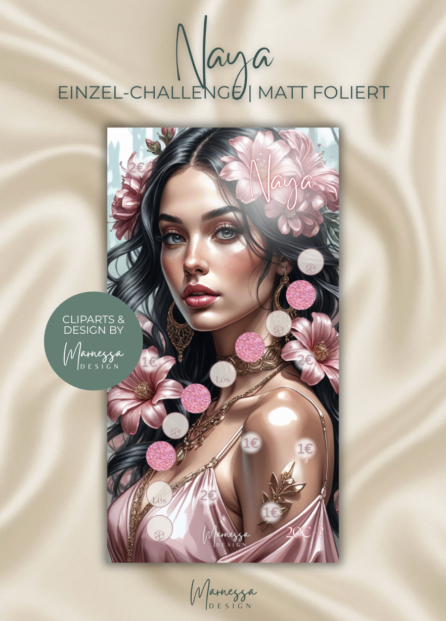 NAYA | Einzel-Challenge | Sparchallenge | matt foliert | A6