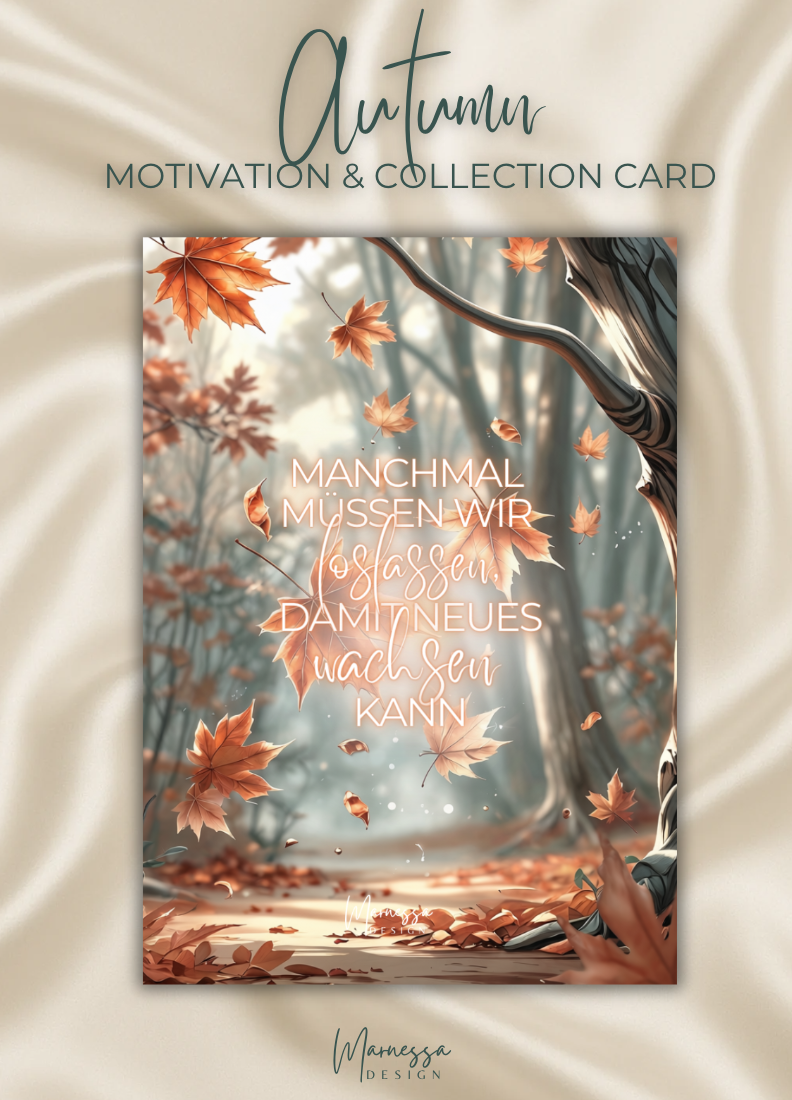 Postkarte | MOTIVATION & COLLECTION CARD | AUTUMN