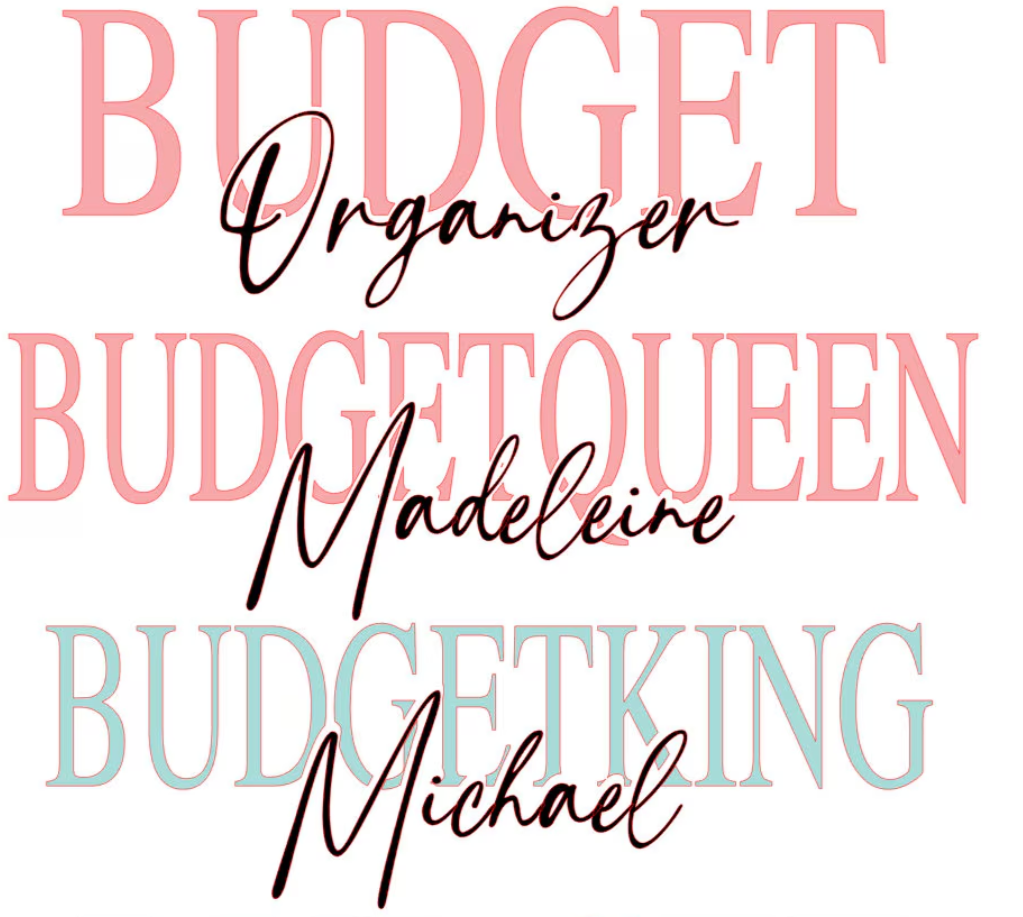 Budget Organizer aus Filz