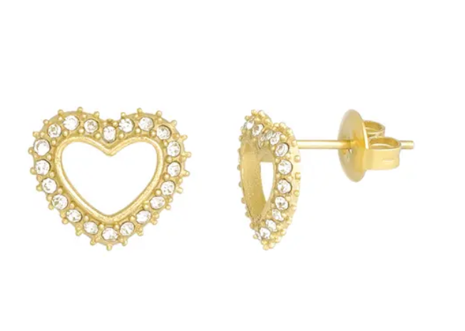 Ohrstecker DIAMOND HEART | GOLD