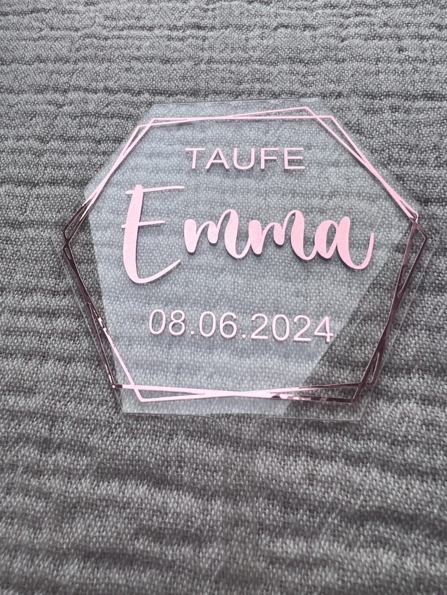 Cake Topper | HEXAGON