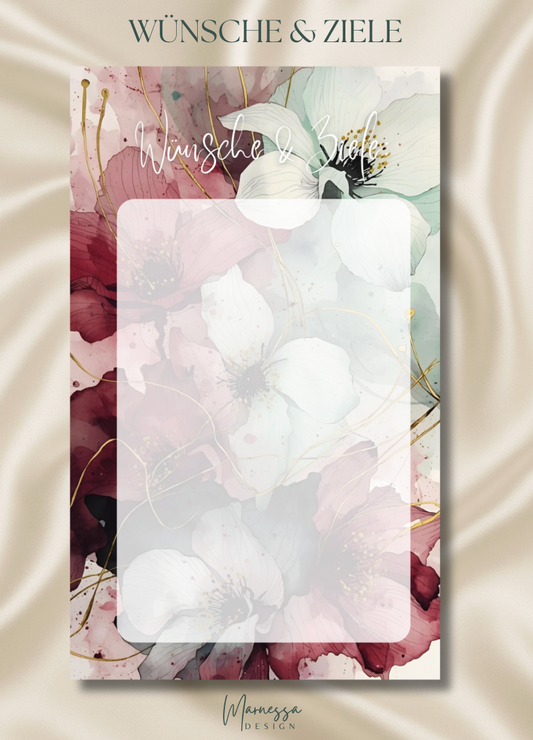 MIX & MATCH - MEIN SPARPLAN | WÜNSCHE & ZIEL "WILDFLOWER GLOW"