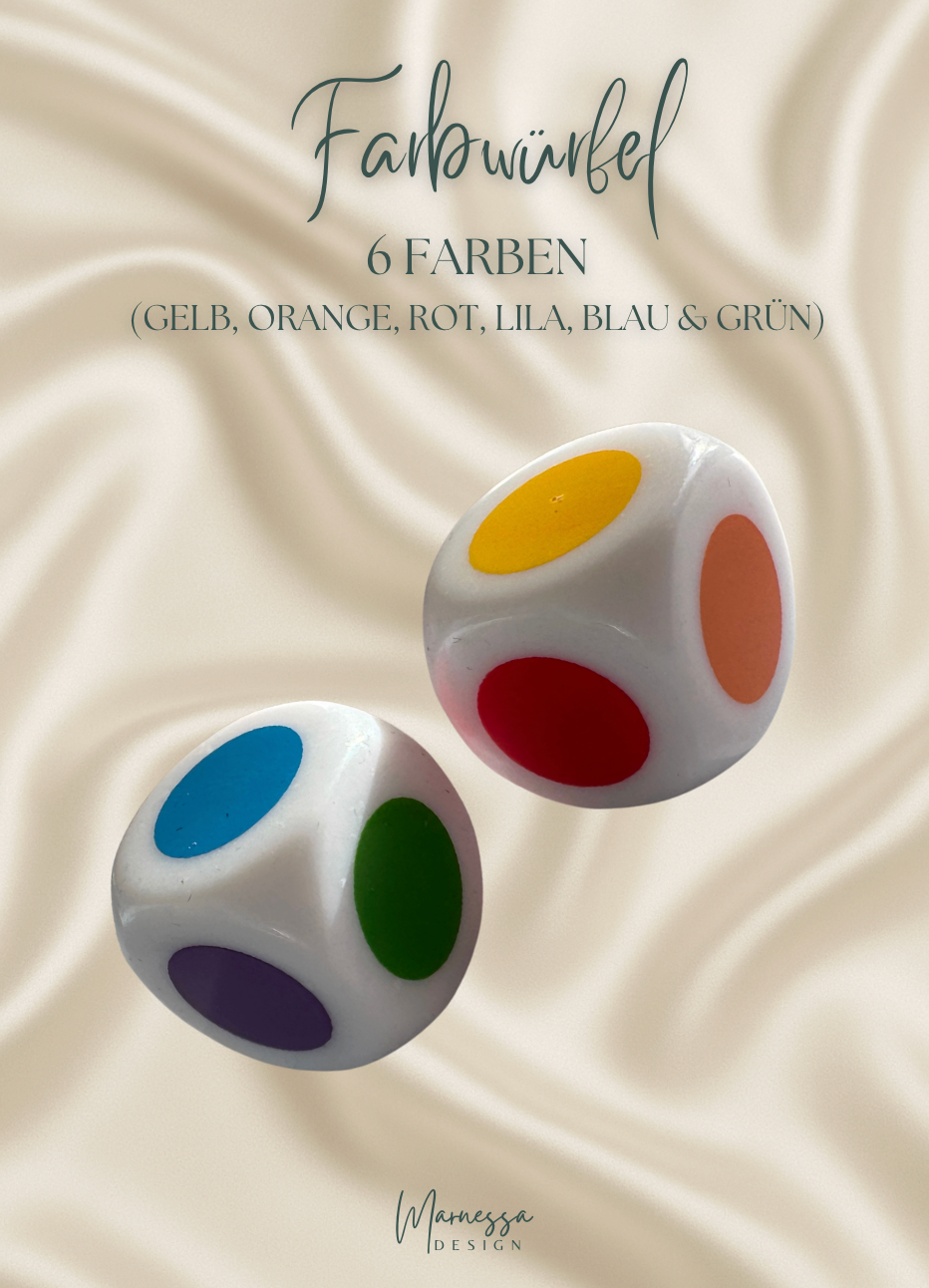 6ER FARBWÜRFEL