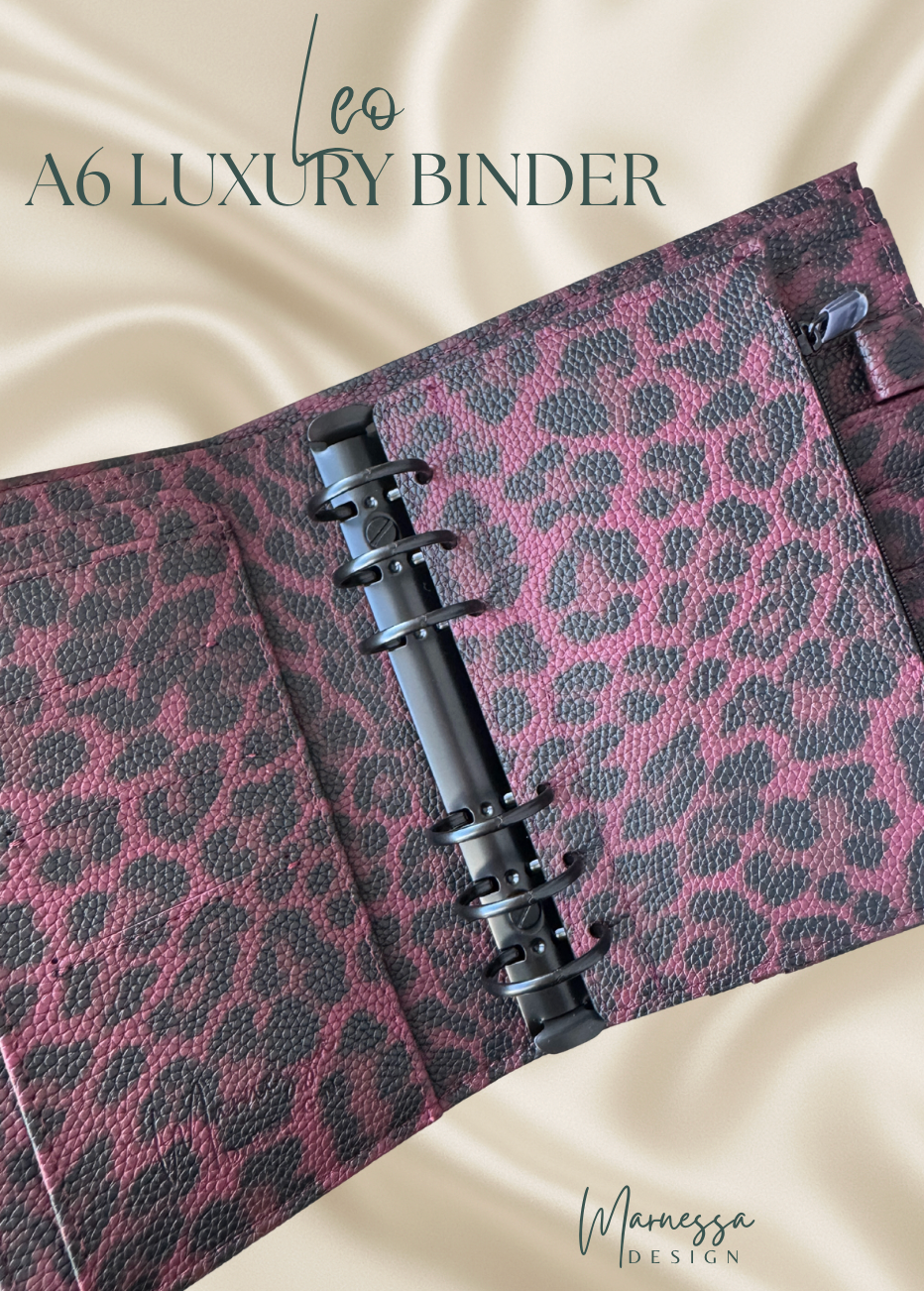 A6 Luxury Binder mit Flyleaf | LEO