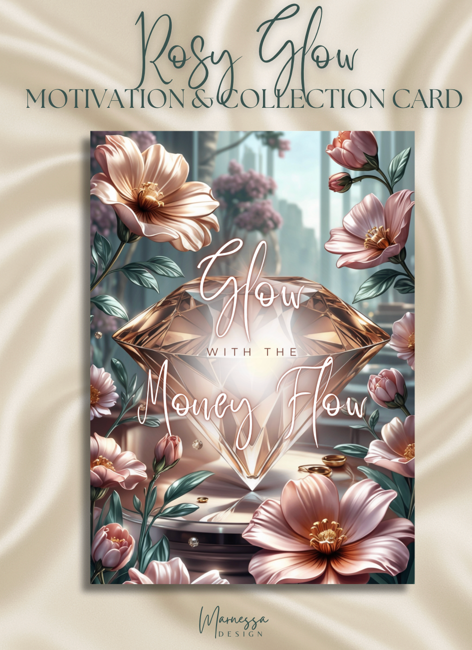 Goodie-Postkarte | MOTIVATION & COLLECTION CARD | ROSY GLOW