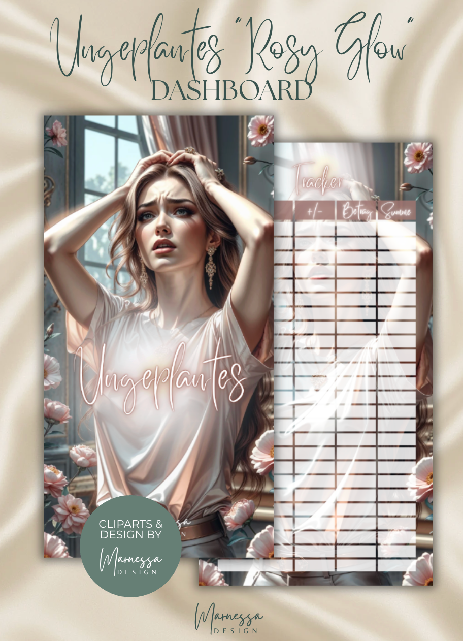DASHBOARDS "ROSY GLOW" EINZELN | matt foliert | A6