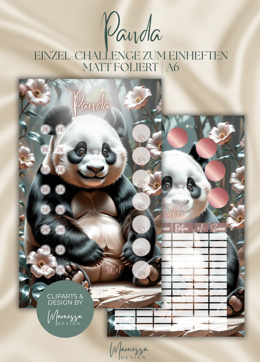 ANIMALS COLLECTION | Einzel-Challenges zum einheften | matt foliert | A6