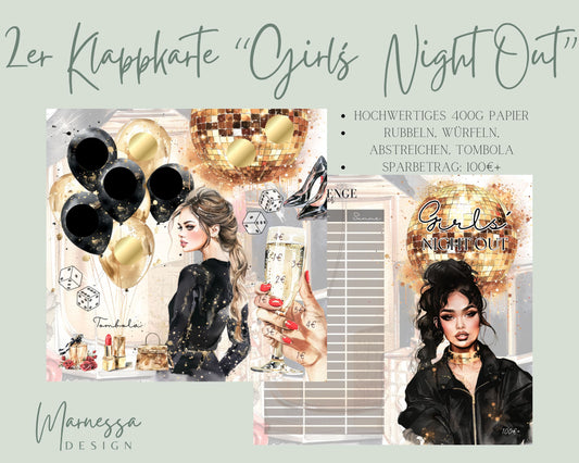 2er Klappkarte Challenge | GIRLS´ NIGHT OUT (B-Ware)