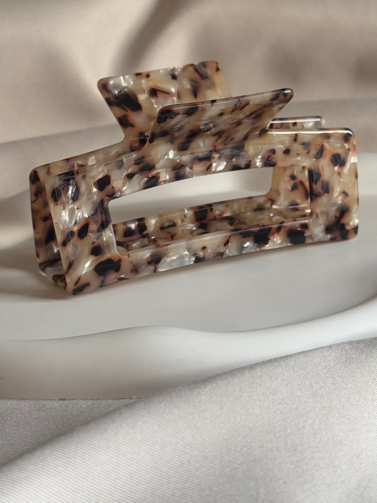 Haarklammer aus Acetat L | COFFEE LOVER