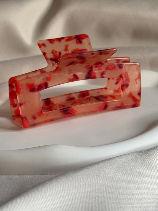 Haarklammer aus Acetat L | RED PASSION