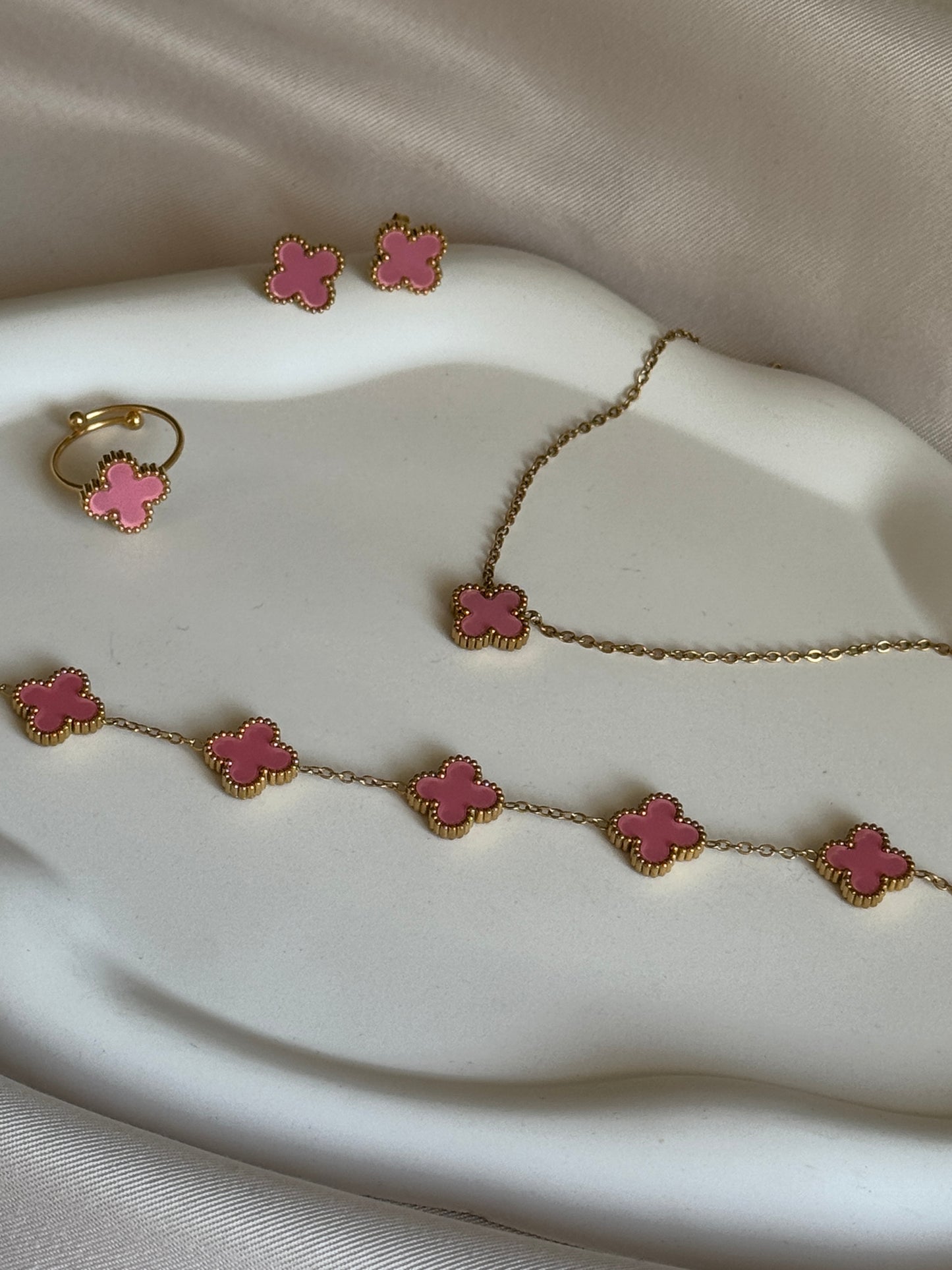 Armband CLASSY CLOVER SMALL | ROSE