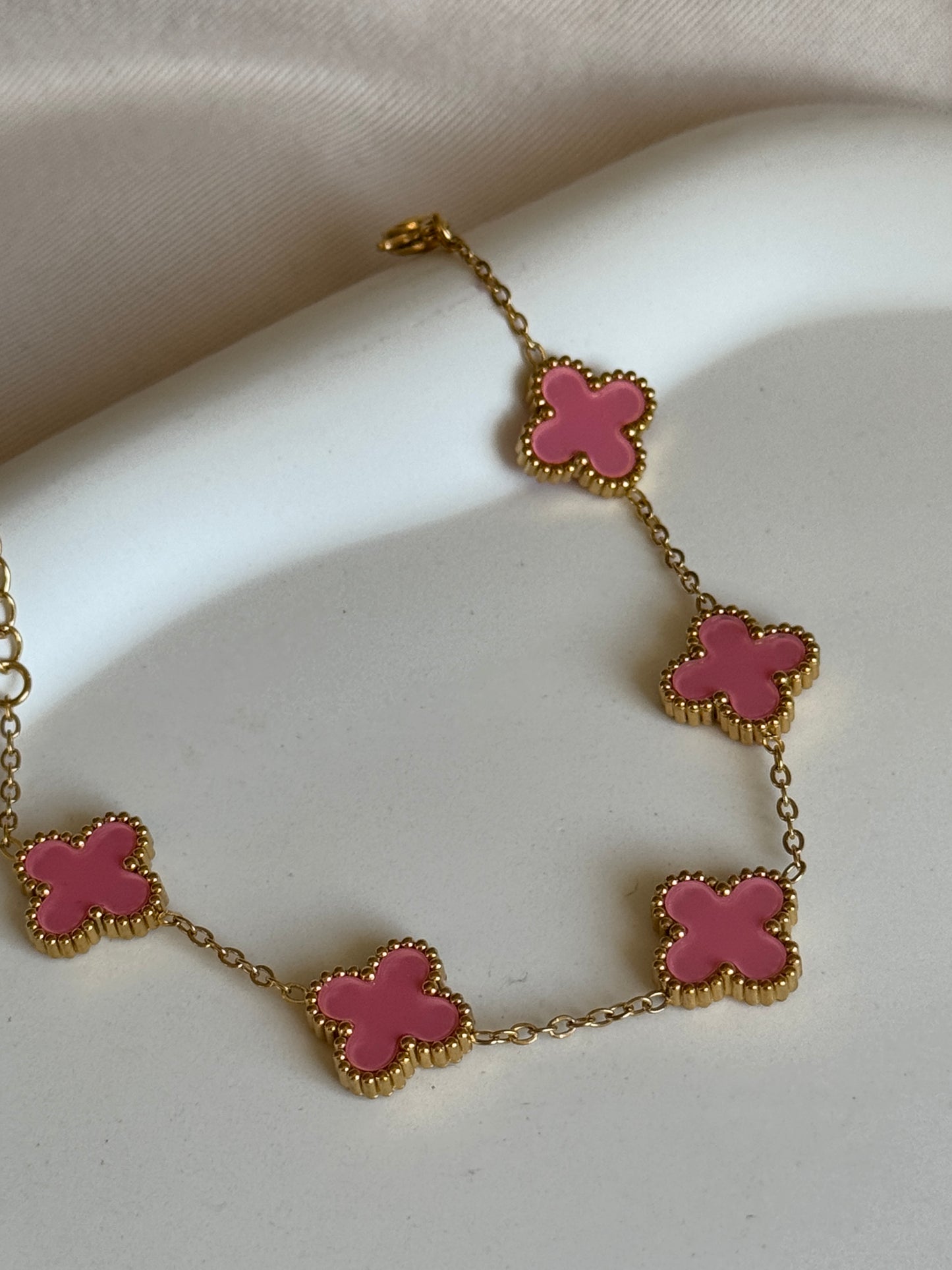 Armband CLASSY CLOVER SMALL | ROSE