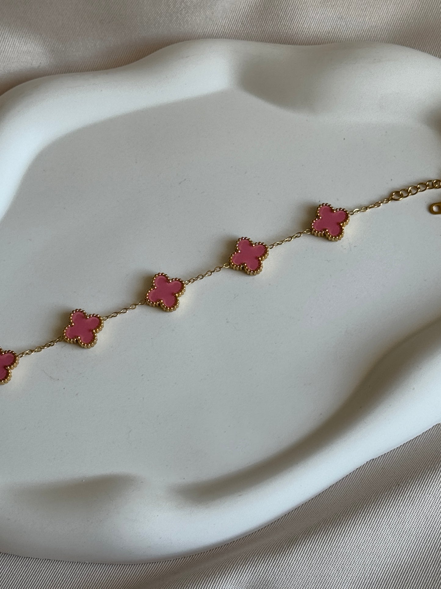 Armband CLASSY CLOVER SMALL | ROSE