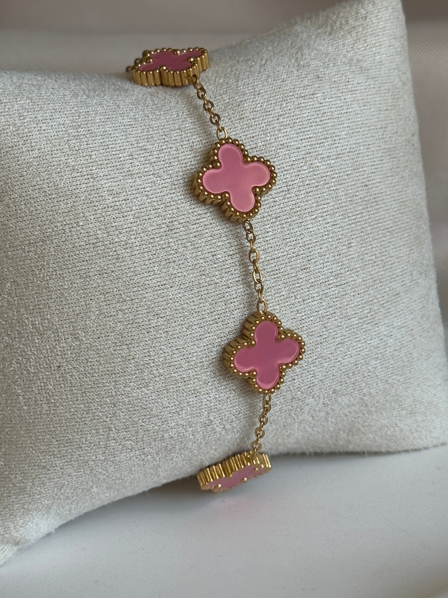 Armband CLASSY CLOVER SMALL | ROSE
