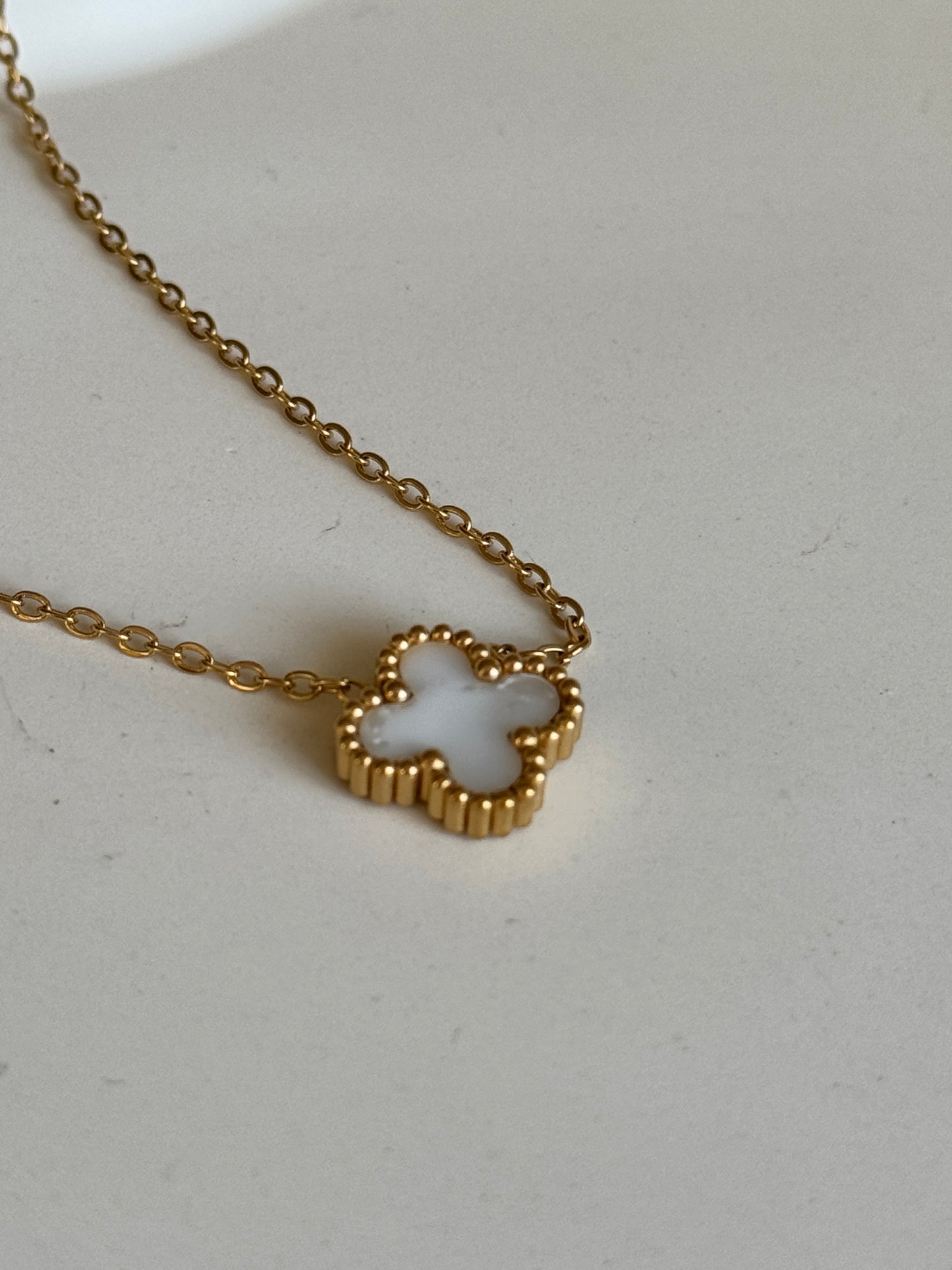 Kette CLASSY CLOVER | PEARL