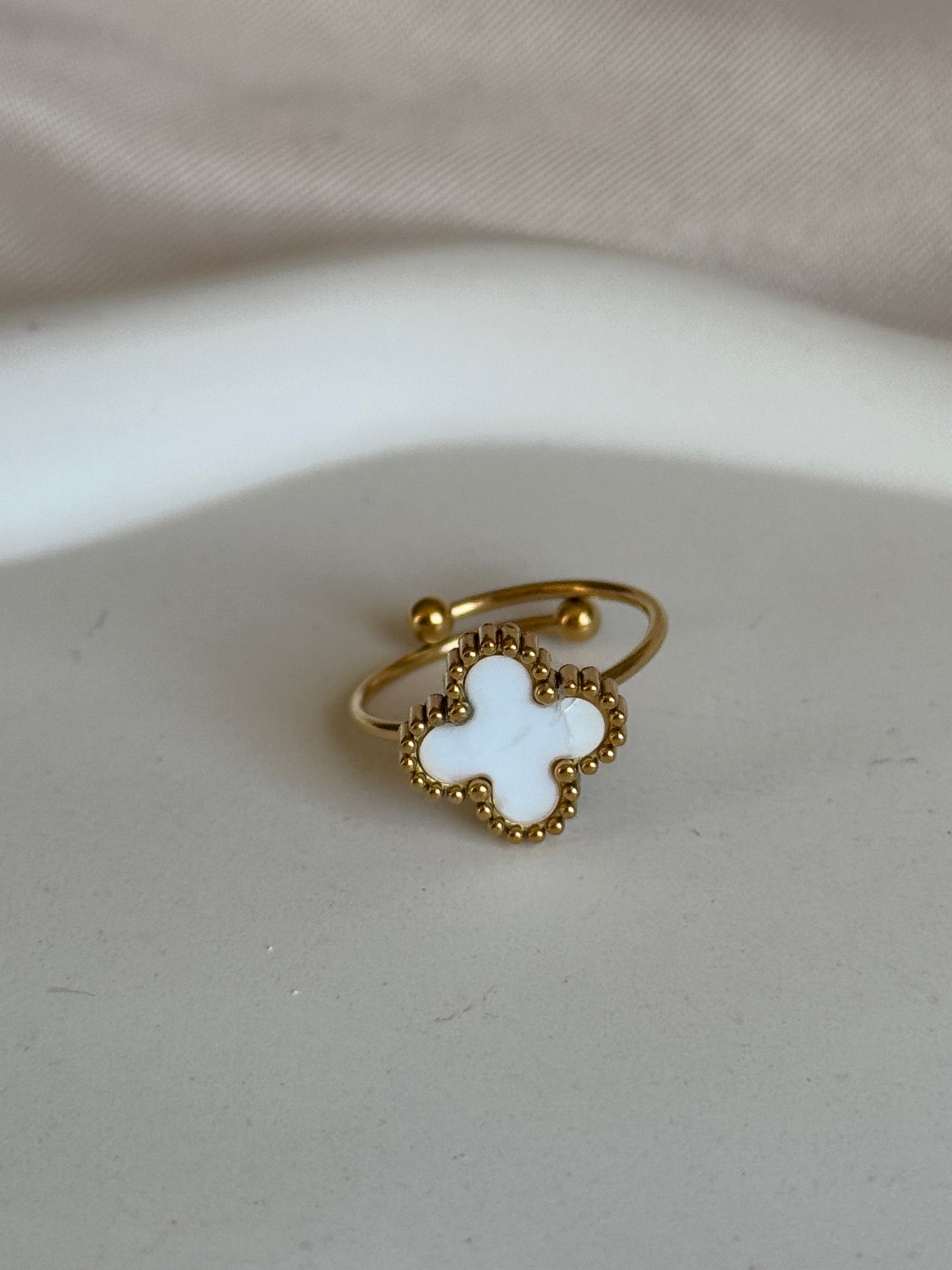 Ring CLASSY CLOVER | PEARL