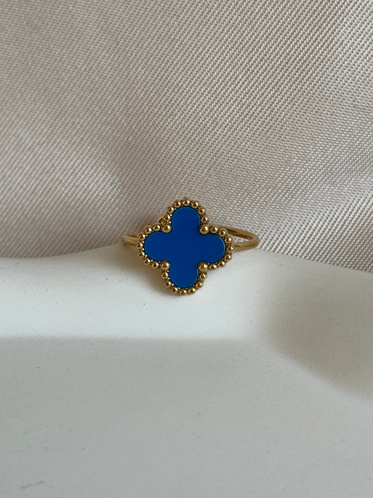 Ring CLASSY CLOVER | BLUE