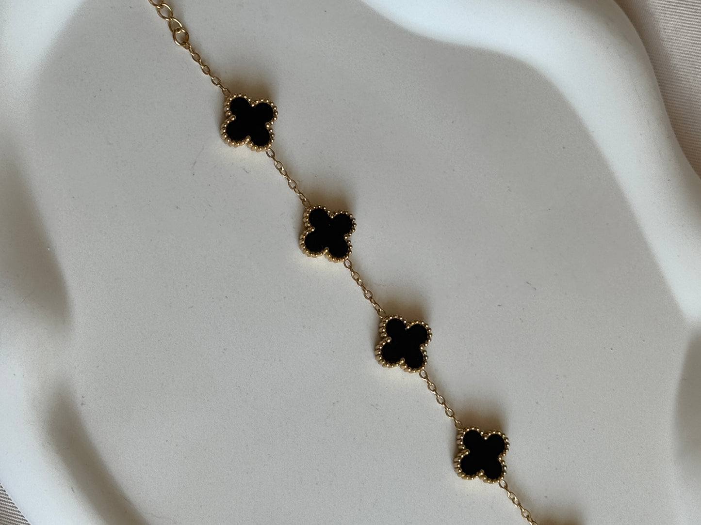 Armband CLASSY CLOVER SMALL | BLACK