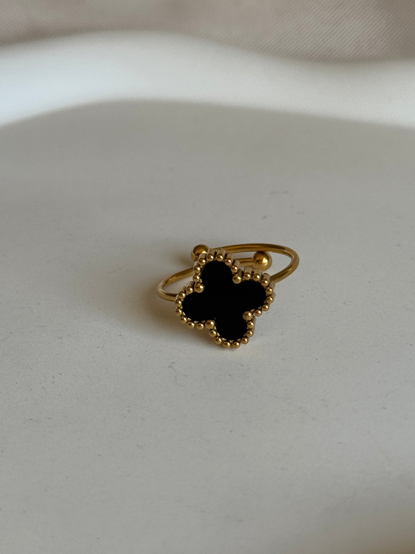Ring CLASSY CLOVER | BLACK
