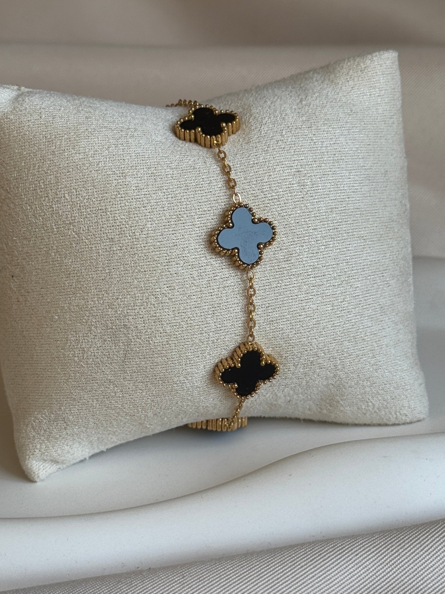 Armband CLASSY CLOVER SMALL | BLACK