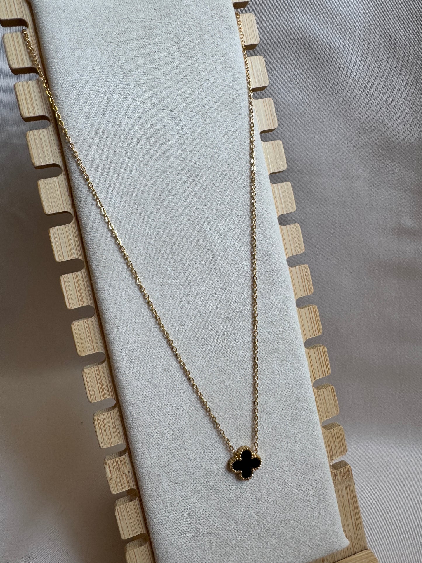 Kette CLASSY CLOVER | BLACK