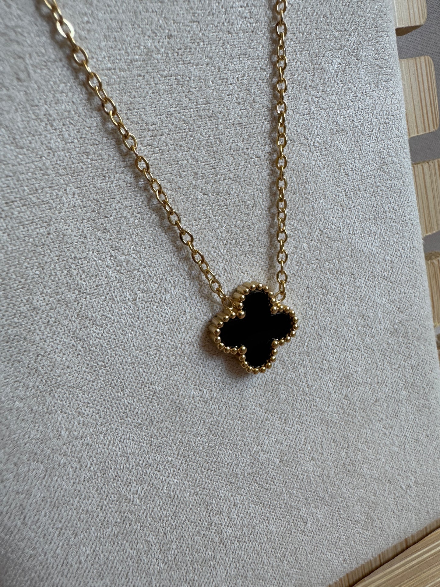 Kette CLASSY CLOVER | BLACK