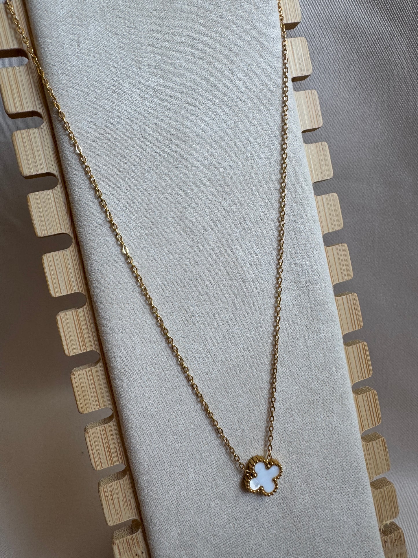 Kette CLASSY CLOVER | PEARL