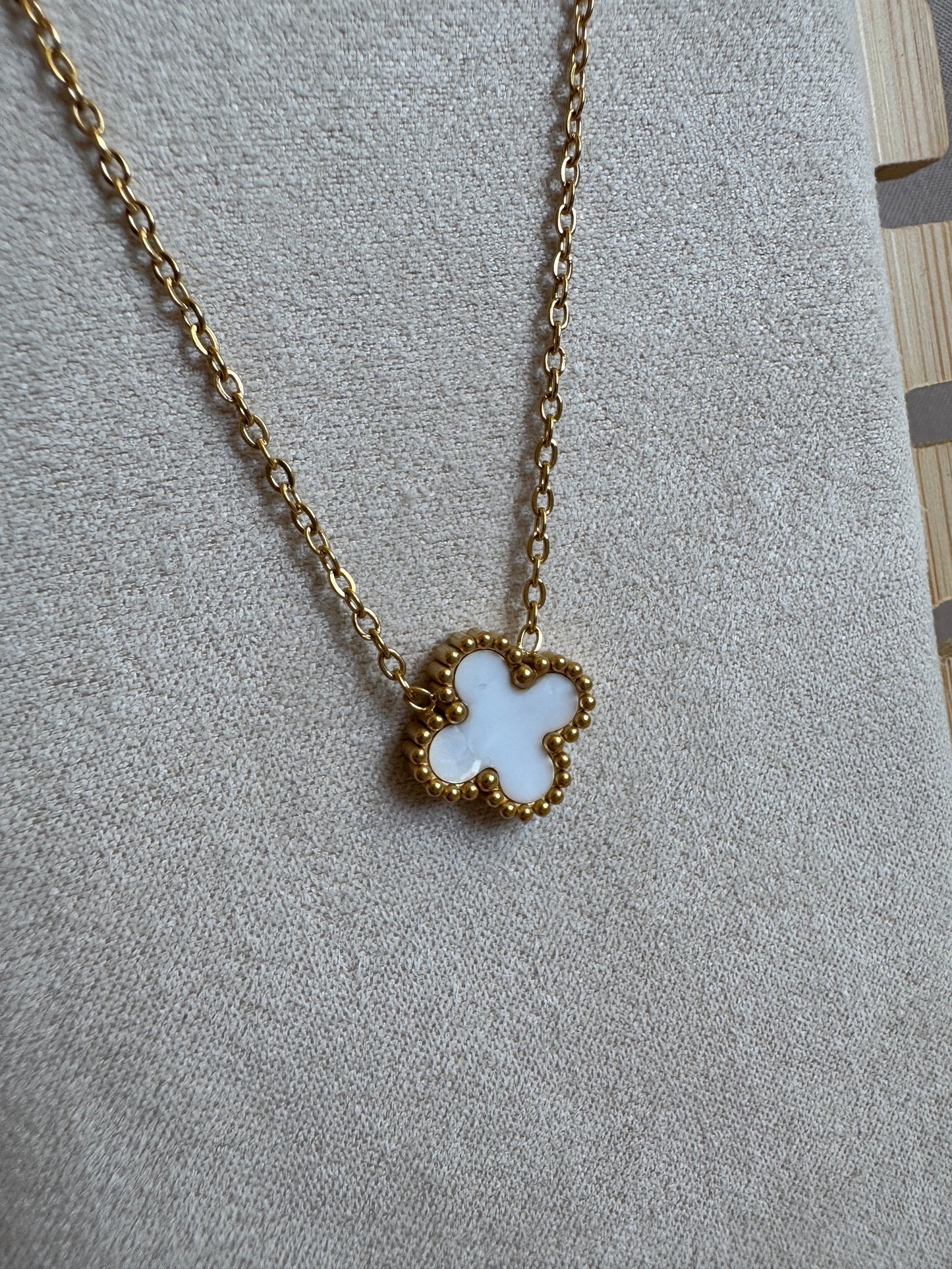 Kette CLASSY CLOVER | PEARL