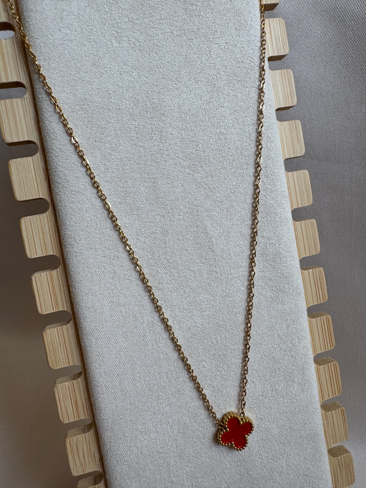 Kette CLASSY CLOVER | RED