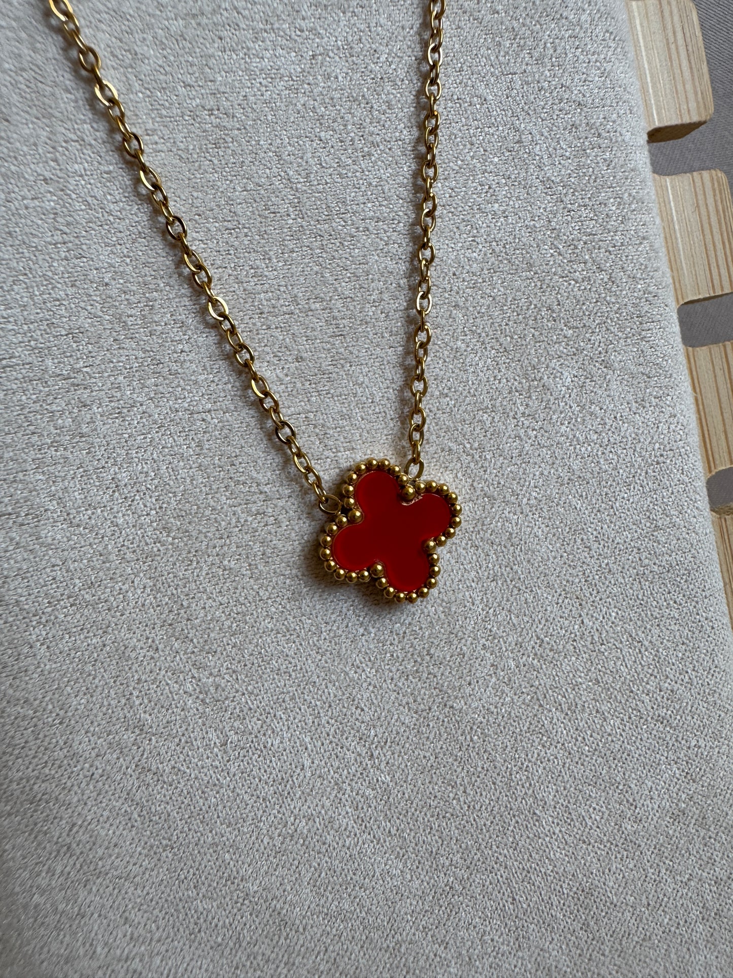 Kette CLASSY CLOVER | RED