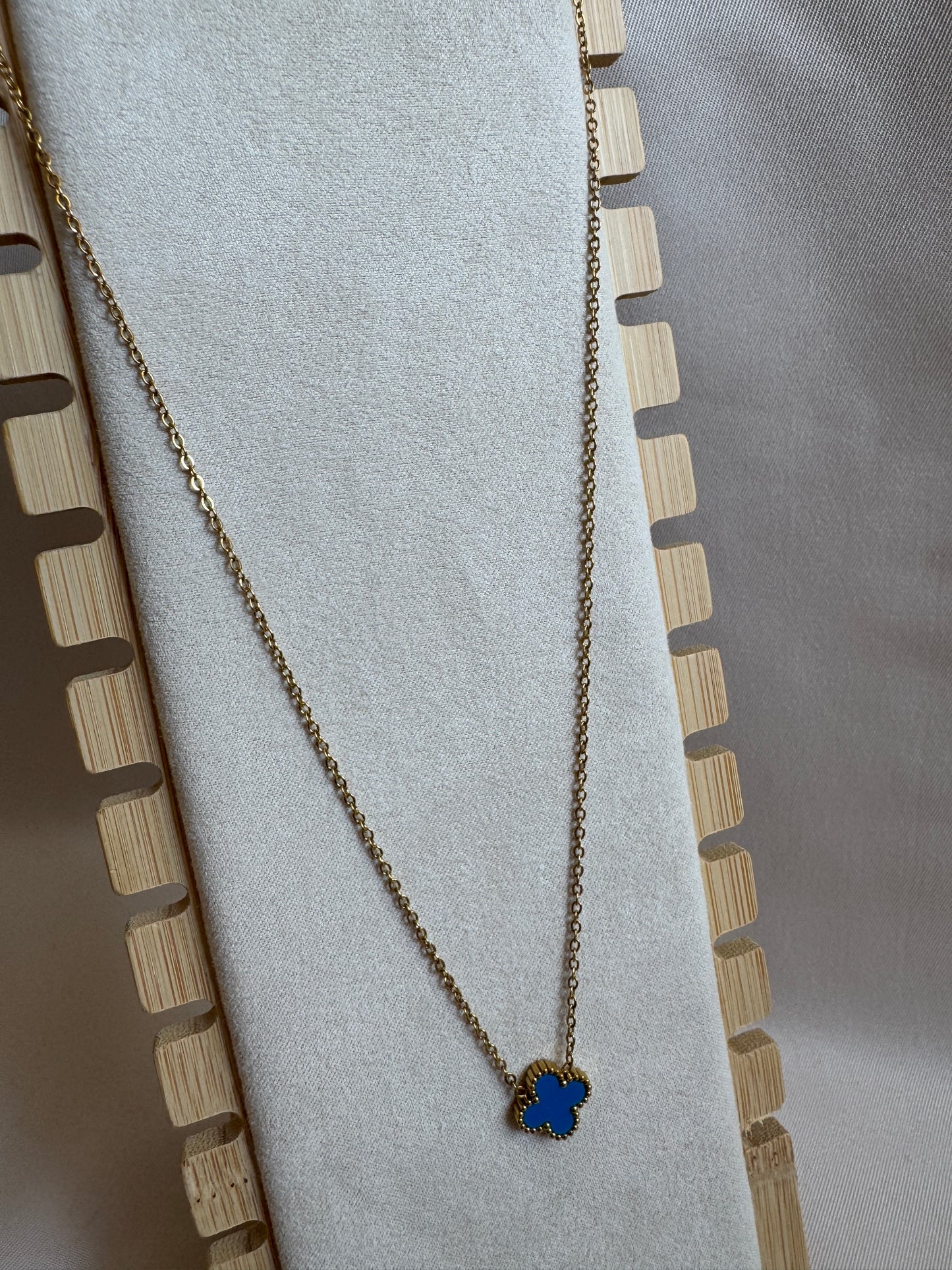 Kette CLASSY CLOVER | BLUE