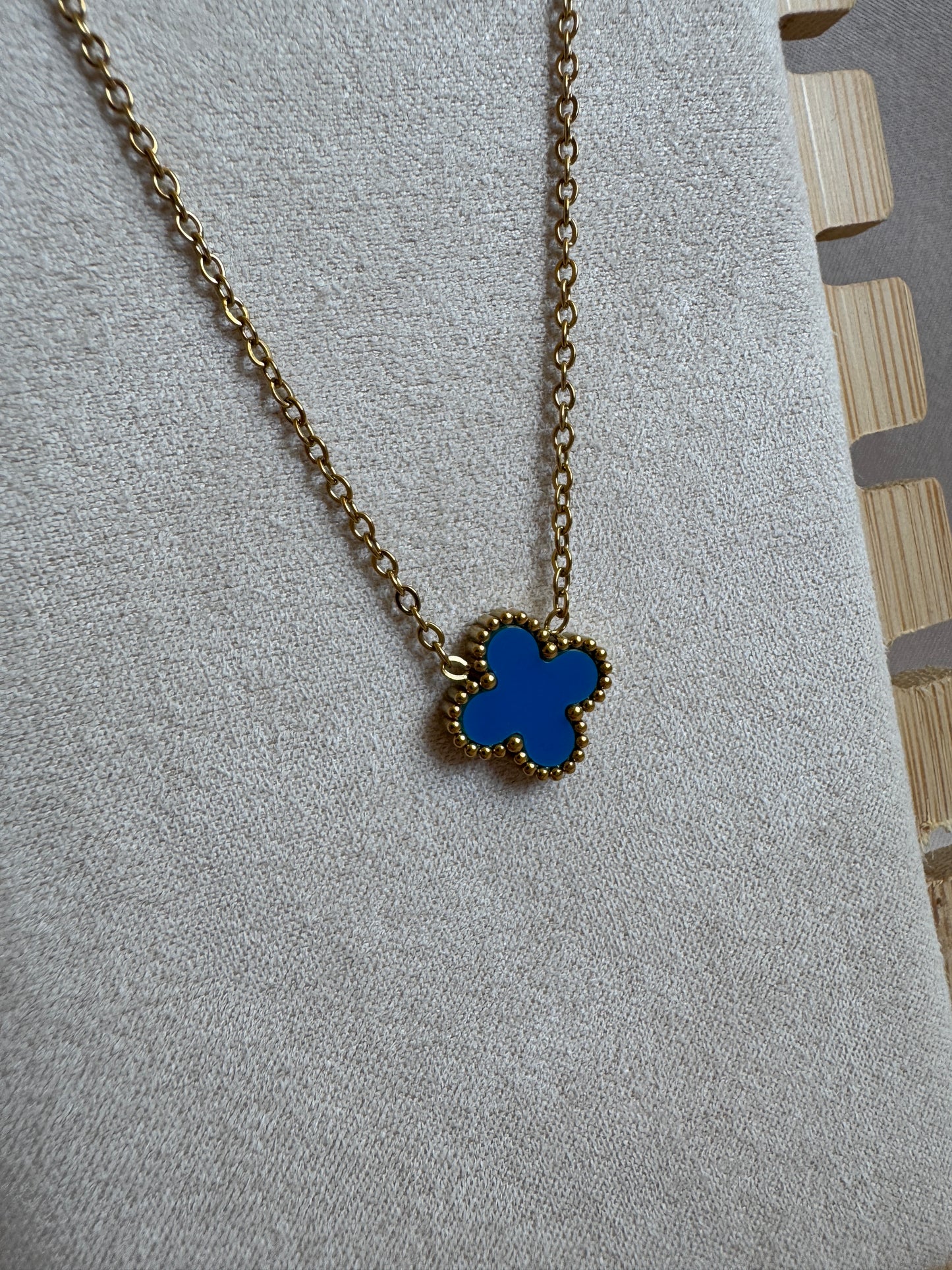 Kette CLASSY CLOVER | BLUE