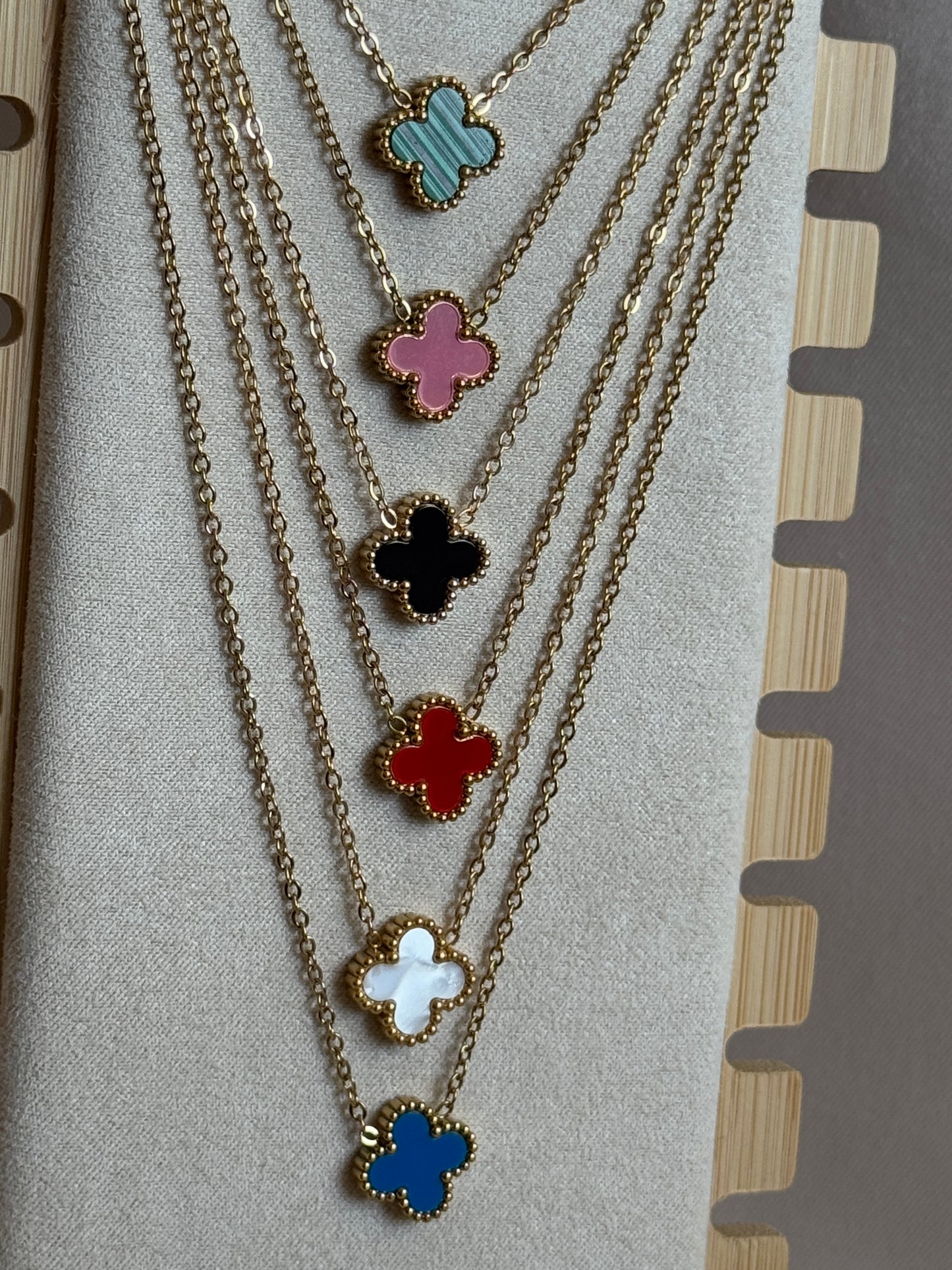 Kette CLASSY CLOVER | GREEN