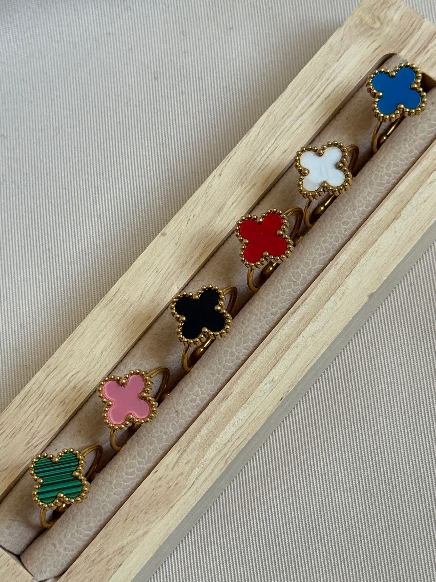 Ring CLASSY CLOVER | RED